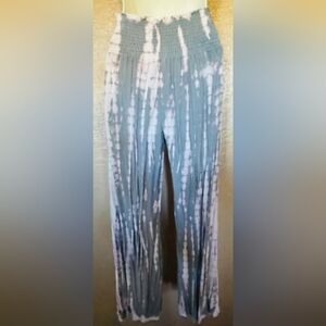 Kiwi & Punch, Women's Tie-Dye Wide-Leg Pants, Size Small